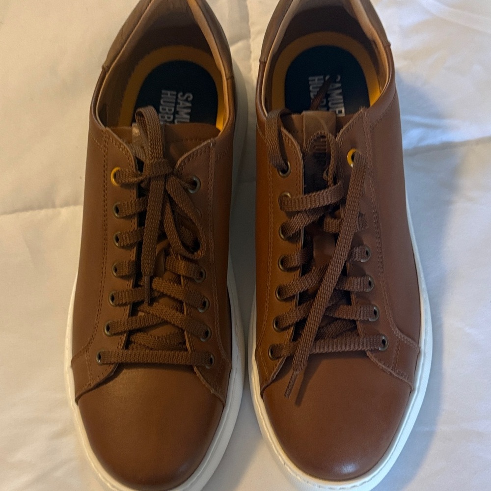 Saint Hubbard Brown Leather Derbys